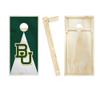 Skip's Garage Baylor Themed Jersey Cornhole Set - Include Case + Edge Lights view 2