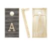 Skip's Garage Army Distressed Cornhole Set - Include Board Edge Lights view 2