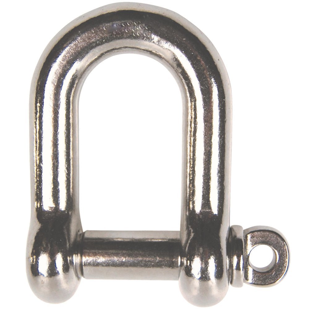 E-Rigging 1" Grade 304 Stainless D Shackle for Water Sports, Lifting Shackles, Rigging Hardware - Ideal for Sailboat Rigging, Mooring, Anchor Rodes, Industrial & Marine Use