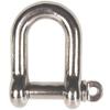 E-Rigging 1" Grade 304 Stainless D Shackle for Water Sports, Lifting Shackles, Rigging Hardware - Ideal for Sailboat Rigging, Mooring, Anchor Rodes, Industrial & Marine Use view 1