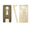 Skip's Garage Western Michigan Pyramid Cornhole Set - Include Case + Edge Lights view 2