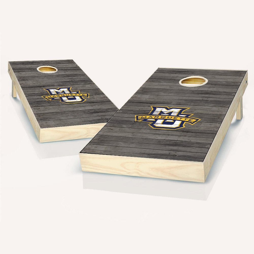 Skip's Garage Marquette Distressed Cornhole Set - Include Board Hole Lights