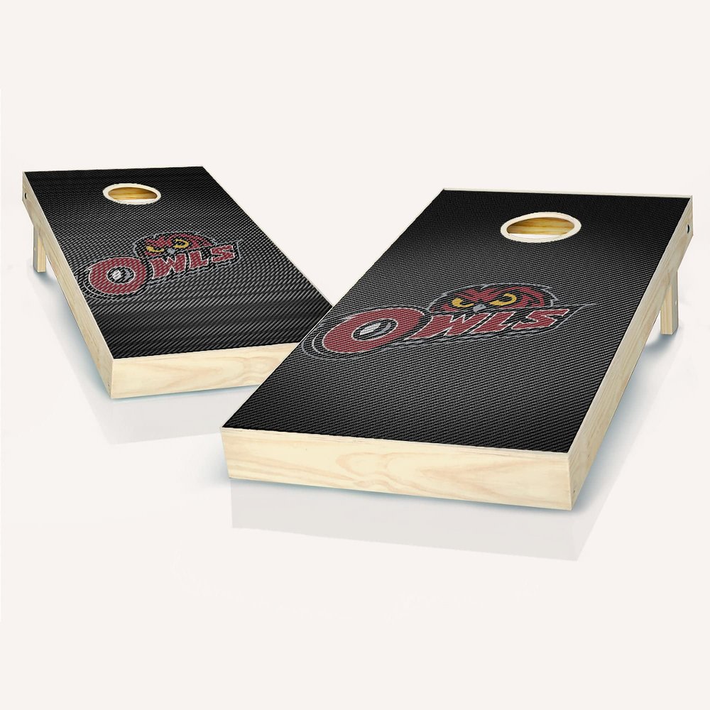 Skip's Garage Temple Slanted Cornhole Set - Include Edge Lights + Score Tower