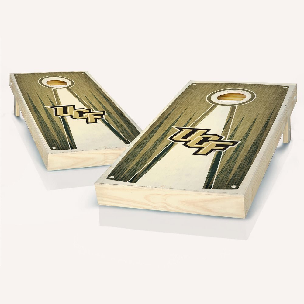 Skip's Garage Central Florida Pyramid Cornhole Set - Include Case + Hole Lights