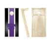 Kansas State Themed Striped Cornhole Set - Include Hole Lights + Score Tower view 2
