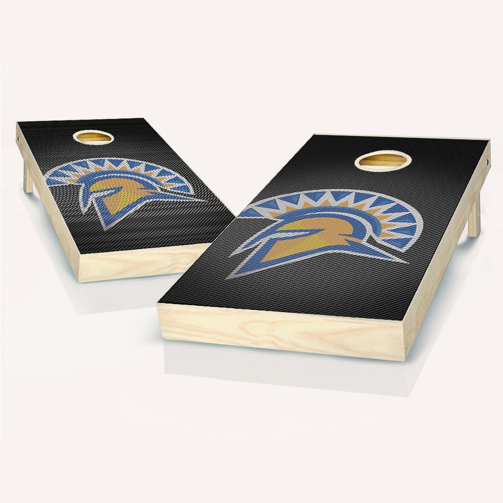Skip's Garage San Jose Slanted Cornhole Set - Include Case + Hole Lights + Score