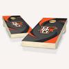 Skip's Garage Bowling Green Themed Swoosh Cornhole Set - Include Case + Hole + Edge + Score view 1
