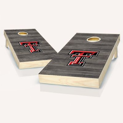 Skip's Garage Texas Distressed Cornhole Set - Include Case + Hole Lights