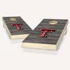 Skip's Garage Texas Distressed Cornhole Set - Include Case + Hole Lights view 1