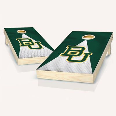Skip's Garage Baylor Themed Jersey Cornhole Set - NO Accessories