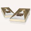 Skip's Garage Western Michigan Jersey Cornhole Set - Include Case + Hole + Edge + Score view 1