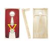 VMI Stained Pyramid Cornhole Set - Include Case + Hole + Edge + Score view 2