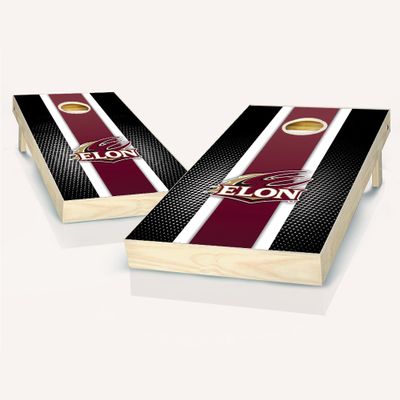 Elon Stripe Cornhole Set - Include Case + Edge Lights + Score