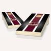 Elon Stripe Cornhole Set - Include Case + Edge Lights + Score view 1