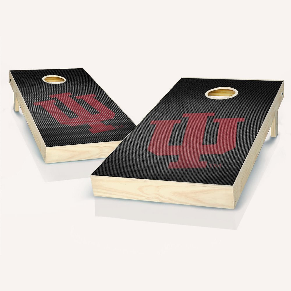 Skip's Garage Indiana Slanted Cornhole Set - Include Case + Hole + Edge Lights