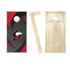 Skip's Garage Northern Illinois Swoosh Cornhole Set - Include Case + Hole Lights + Score view 2