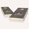 Skip's Garage East Carolina Distressed Cornhole Set - Include Board Edge Lights view 1