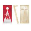 Skip's Garage Houston Jersey Cornhole Set - Include Case + Score Tower view 2