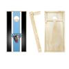 Maine Stripe Cornhole Set - Include Case + Hole Lights + Score view 2