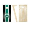 Colorado State Stripe Cornhole Set - Include Team Logo Carry Case view 2
