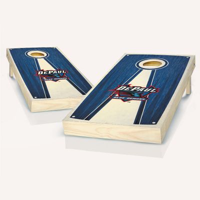 Skip's Garage DePaul Pyramid Cornhole Set - NO Accessories