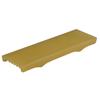 SuperJock 12 x 3 in. Flex Keel Pad - Full Cap Style, Gold view 1