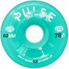 Atom Skates Quad Roller Wheels/Outdoor/Hardness 78A / 62x33 Teal Pulse Lite / 4pk view 1
