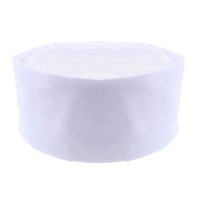 TopTie Mesh Top Chef Hat, Sushi Restaurant Work Cap, Kitchen Cooking Food Service Waiter Skull Cap-White