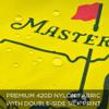 CoGolfing Major Golf Flag Mini, 8x6 Inch, Double-Sided Silk-Screened, Fade-Resistant 420D Nylon, Ideal for Backyard Practice Putting Green, Yellow, 3-Pack view 2