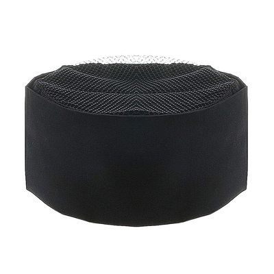 TopTie Mesh Top Chef Hat, Sushi Restaurant Work Cap, Kitchen Cooking Food Service Waiter Skull Cap-Black