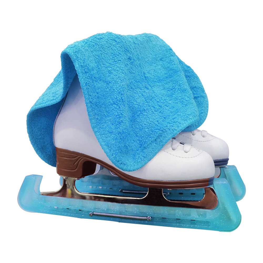 LIUHUO Ice Skate Guards Soakers Towel Gift Set Skating Guards and Soft Blade Walking Covers Figure Skating