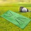 TABANA Golf Training Mat, Swing Detection Batting, Mini Golf Practice Training Aid Rug, Analysis & Correct Swing Path, Portable Golf Hitting Mat for Indoor & Outdoor, Home/Office view 1