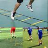 TNZMART Agility Ladder and Disc Cones Training Set Adjustable Rungs Training Ladder with 10 Plastic Sport Cones for Training (Yellow, 6 Hurdles) view 2