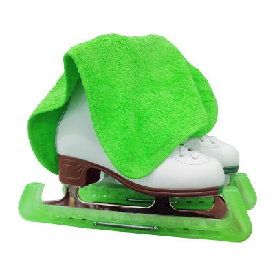 LIUHUO Ice Skate Guards Soakers Towel Gift Set Skating Guards and Soft Blade Walking Covers Figure Skating