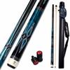 Collapsar CXL400 Pool Cue with 1X1 Hard Case,Low Deflection Shaft 13mm Black Tip Billiard Ques Sticks,58" 2-Pieces 20 oz Professional Pool Stick Set view 1