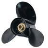 Aluminum 3 Blades Propeller with 10 Spline Tooth for Mercury Outboard 9.9-25HP (10 3/8(Dia) X14(Pitch)) view 2