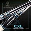 Collapsar CXL200 Pool Cue with 1X1 Hard Case,Low Deflection Shaft 13mm Black Tip Billiard Ques Sticks,58" 2-Pieces 19 oz Professional Pool Stick Set view 2