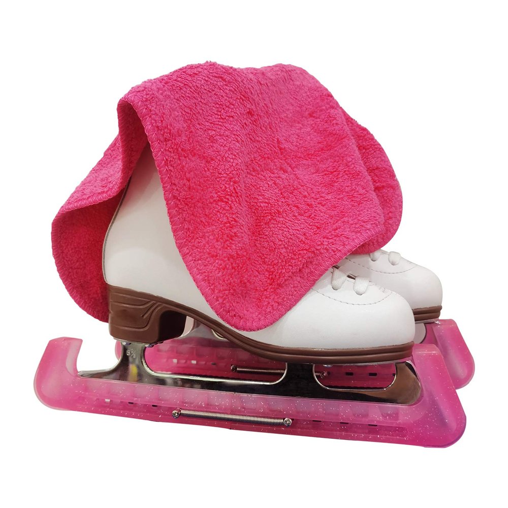 LIUHUO Ice Skate Guards Soakers Towel Gift Set Skating Guards and Soft Blade Walking Covers Figure Skating