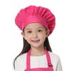 TopTie Chef Hat for Kid & Adult, Cotton Elastic Adjustable Kitchen Cooking Baking Hat-Hot Pink-S view 2