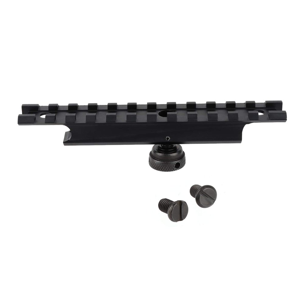 ToopMount Picatinny Rail Mount 20mm Scope Base Rail 12 Slots Scope Mount Aluminum Picatinny Rail Set for Outdoor Sport