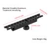 ToopMount Picatinny Rail Mount 20mm Scope Base Rail 12 Slots Scope Mount Aluminum Picatinny Rail Set for Outdoor Sport view 2