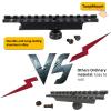 ToopMount Picatinny Rail Mount 20mm Scope Base Rail 12 Slots Scope Mount Aluminum Picatinny Rail Set for Outdoor Sport view 4