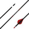 700 Spine Arrow 25 Inch Arrow Target Practice Arrow Hunting Arrow Carbon Arrows Compound Bow Recurve Bow Adult Youth Archery Indoor Outdoor Shooting Bullet Tip 12pc Black view 2