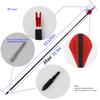 700 Spine Arrow 25 Inch Arrow Target Practice Arrow Hunting Arrow Carbon Arrows Compound Bow Recurve Bow Adult Youth Archery Indoor Outdoor Shooting Bullet Tip 12pc Black view 3