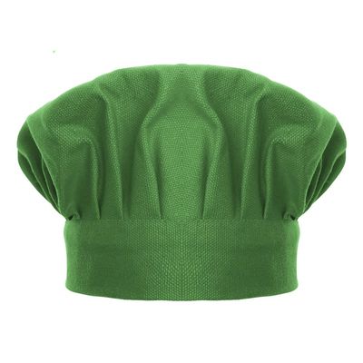 TopTie Chef Hat for Kid & Adult, Cotton Elastic Adjustable Kitchen Cooking Baking Hat-Kelly Green-S