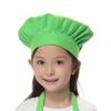 TopTie Chef Hat for Kid & Adult, Cotton Elastic Adjustable Kitchen Cooking Baking Hat-Kelly Green-S view 2