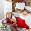 TopTie Chef Hat for Kid & Adult, Cotton Elastic Adjustable Kitchen Cooking Baking Hat-Orange-L view 4
