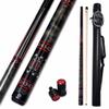 Collapsar CXL500 Pool Cue with 1X1 Hard Case,Low Deflection Shaft 13mm Black Tip Billiard Ques Sticks,58" 2-Pieces 21 oz Professional Pool Stick Set view 1