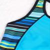 renvena Girls 3Pcs Sports Swimwear Flower Print Racerback Shirt Shorts Briefs Tankini Set Bathing Suit Green 2 4 view 4