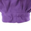 TopTie Custom Print Chef Hat for Kids & Adults, Cotton Elastic Adjustable Kitchen Cooking Baking Hat-Purple-S view 3